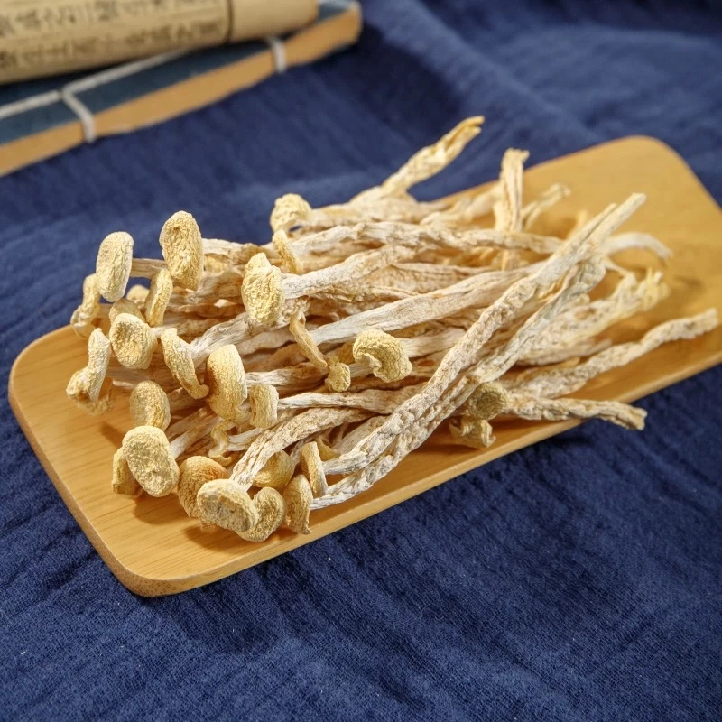 云南特产海鲜菇干货自然晒干菌杆爽脆菇香浓郁