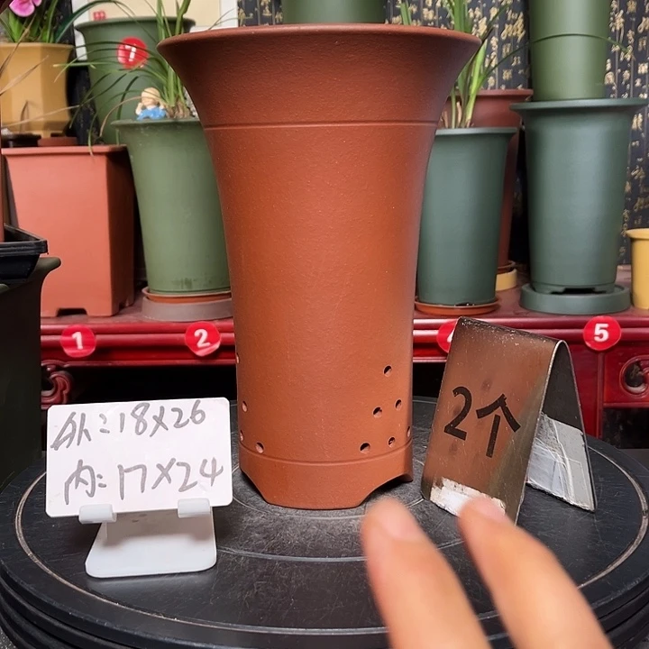 紫砂花盆紫砂花盆