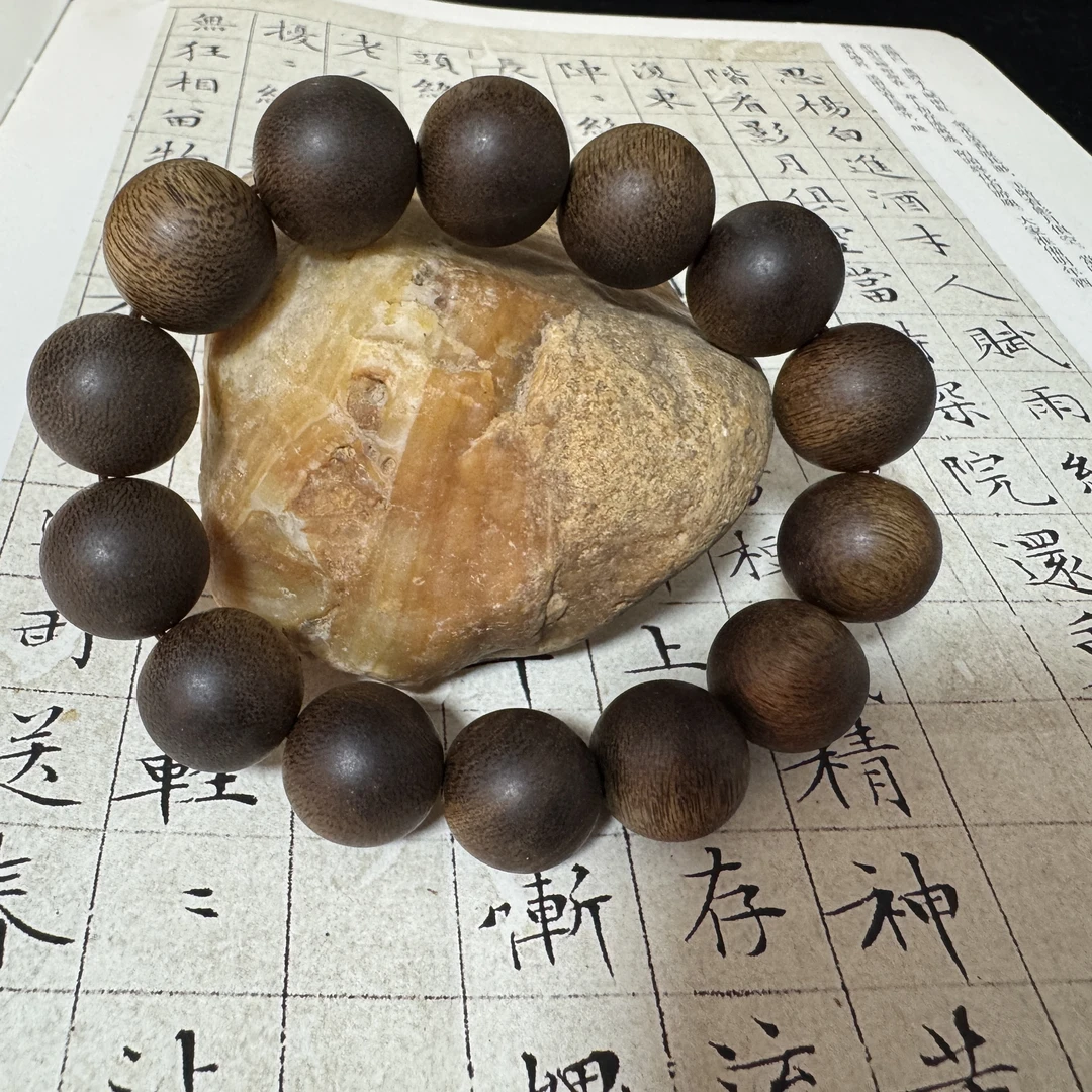 Z-491【文莱蛇皮粗纹老料沉水】单圈16.5mm，34.4g