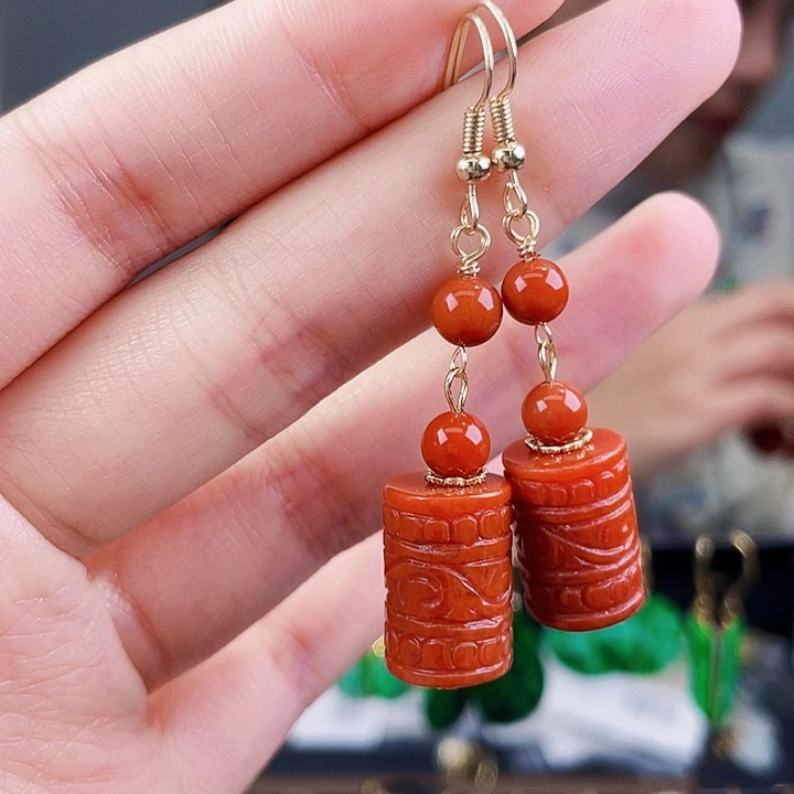 翡翠耳饰未镶嵌饰品