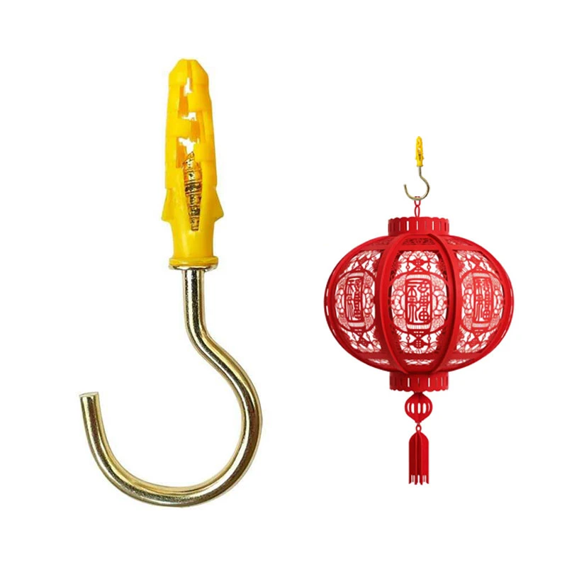 羊眼钩杯钩灯钩问号勾小黄鱼膨胀螺丝挂灯笼幕布自攻钉蚊帐铁挂钩