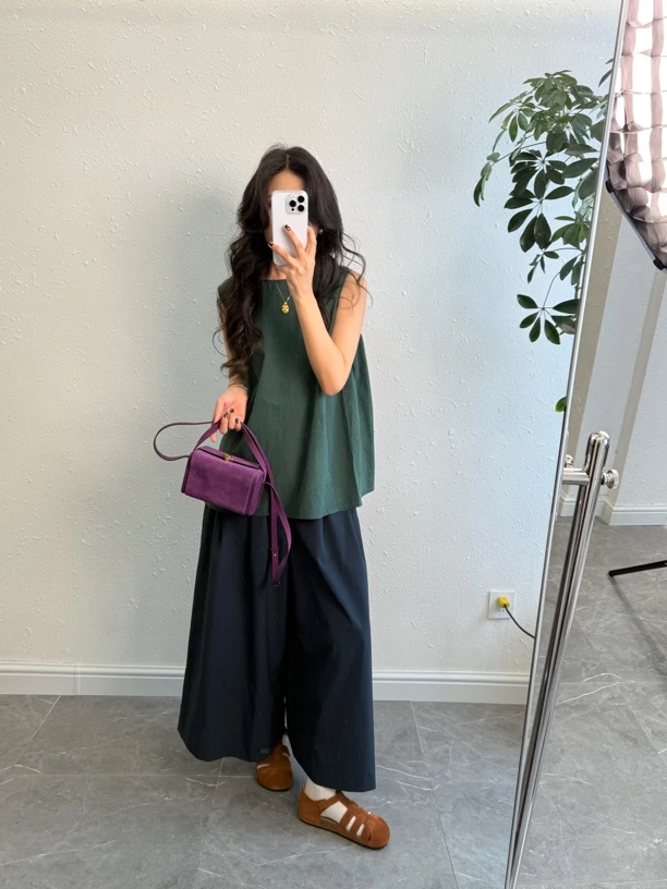 （XINGQIBA）森女极简风休闲马甲