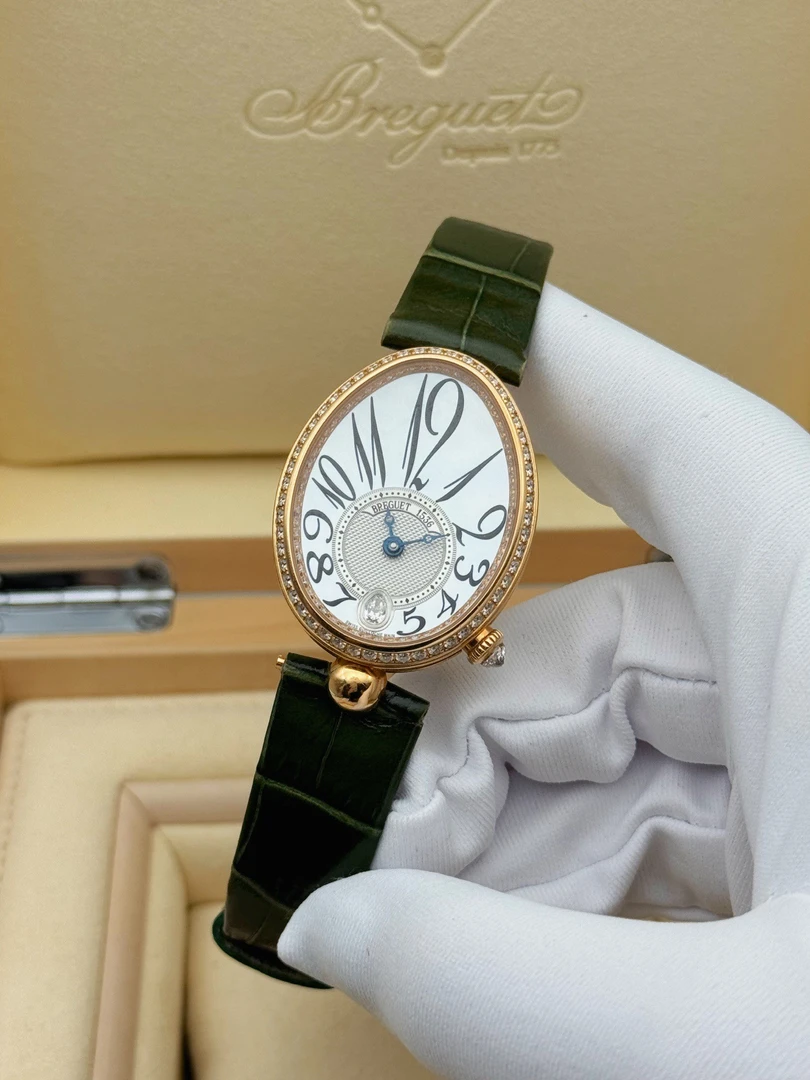99新 BREGUET/宝玑 那不勒斯王后系列8918BR/58/864 D00D腕表带盒