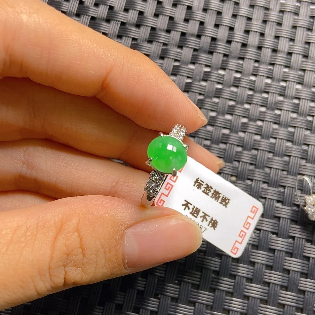 翡翠银S925镶嵌颈饰