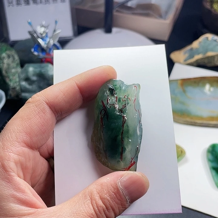 定制翡翠未镶嵌开***了定制翡翠