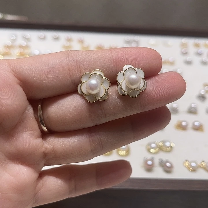 淡水珍珠未镶嵌项链3mm