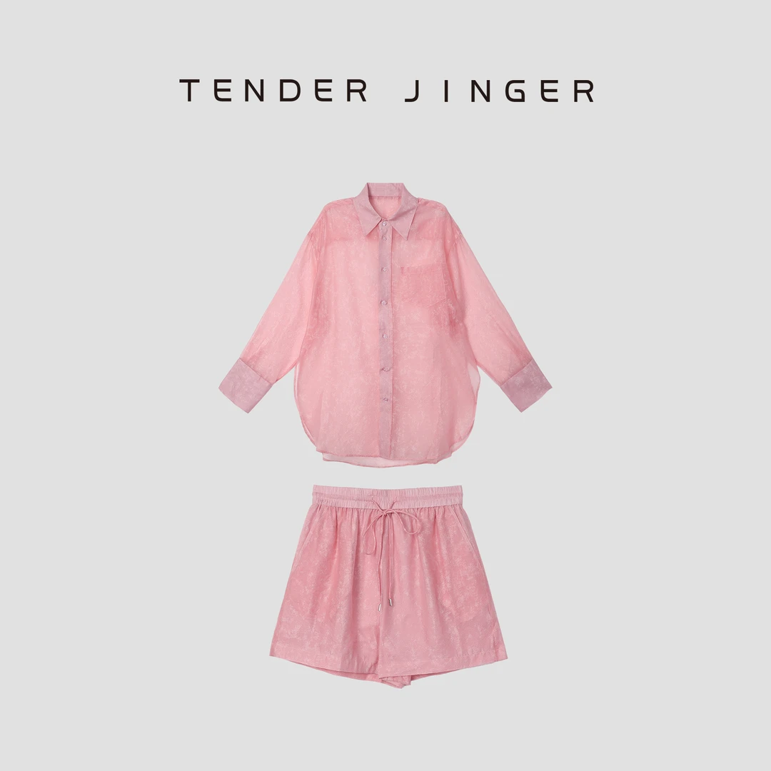 【BASICS】2024夏气质休闲时尚印花套装T42SZS77124