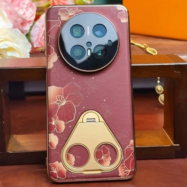 [梅开五福] 适用华为Mate70Pro手机壳旋转支架防摔男女高级大气