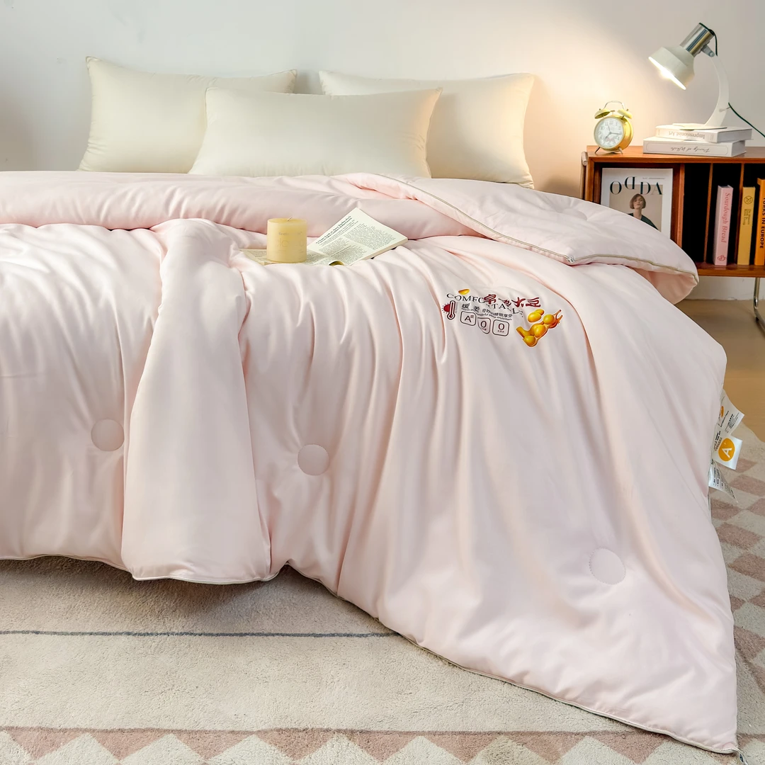 绵柔大豆纤维被子加厚保暖被柔软春秋被冬被