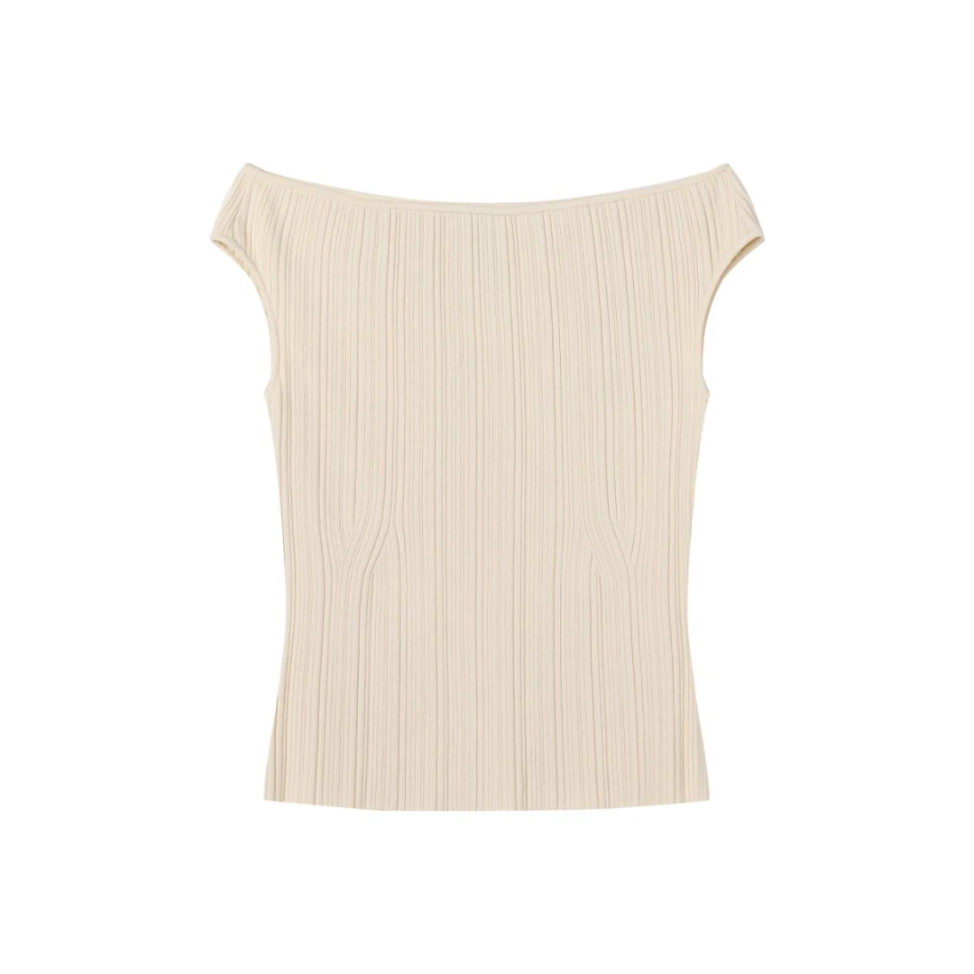 AETNA PROJECT 罗纹一字领上衣