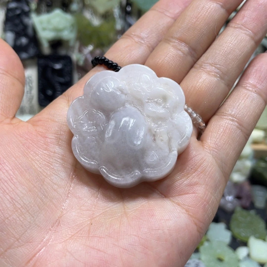 【闪购商品】岫玉未镶嵌颈饰65吊坠