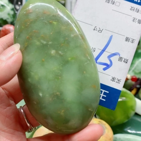 蛇纹石玉未镶嵌手把件