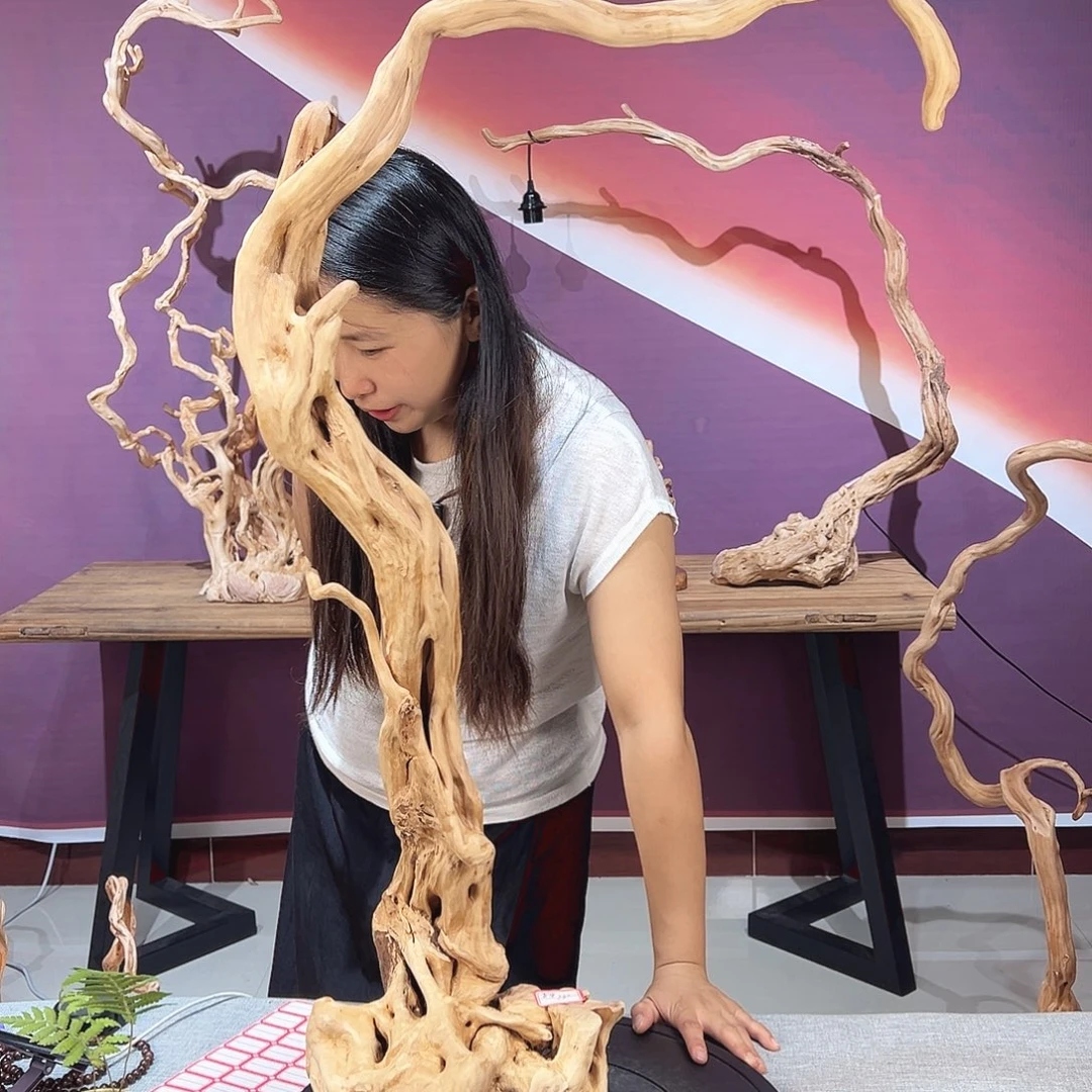 一***人天然杜鹃根根艺摆件