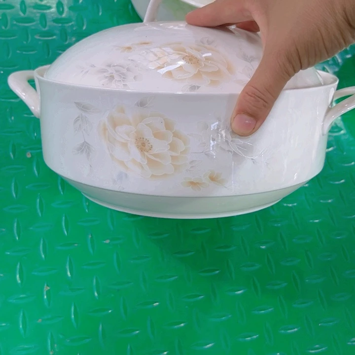 瓷片九寸汤锅一个微瑕