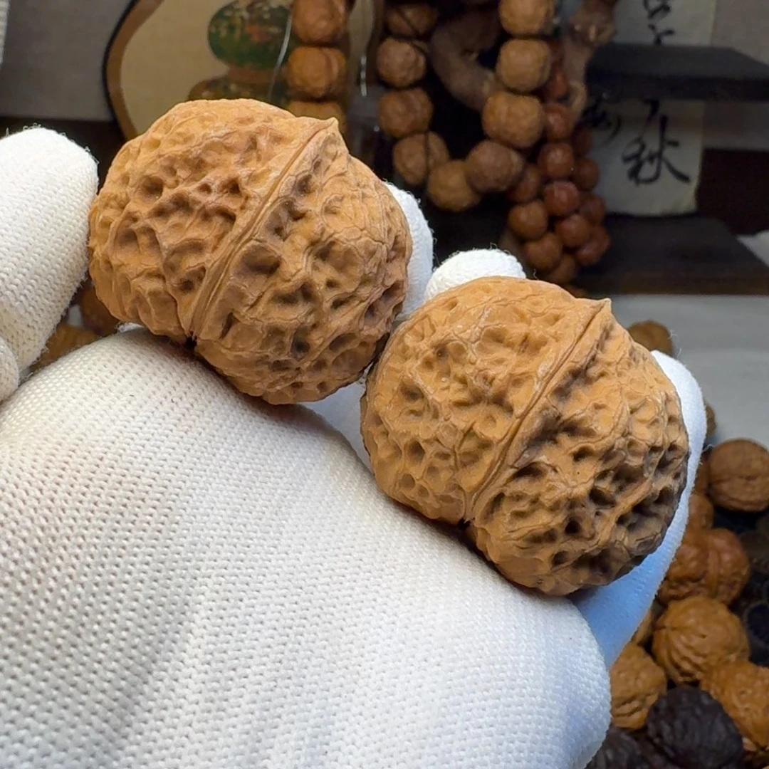 文玩核桃把件铁石球41