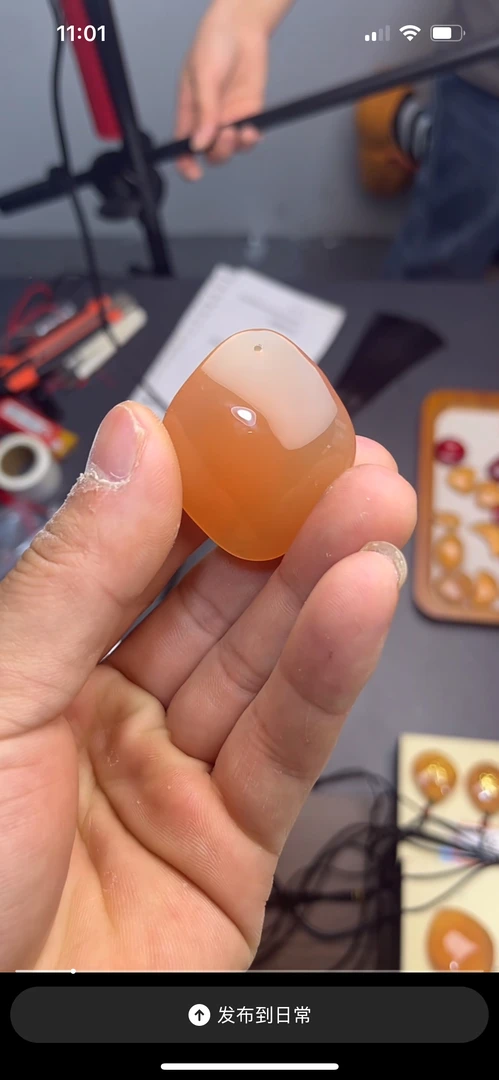 青鱼石 一物一拍 礼物 手工制作打磨