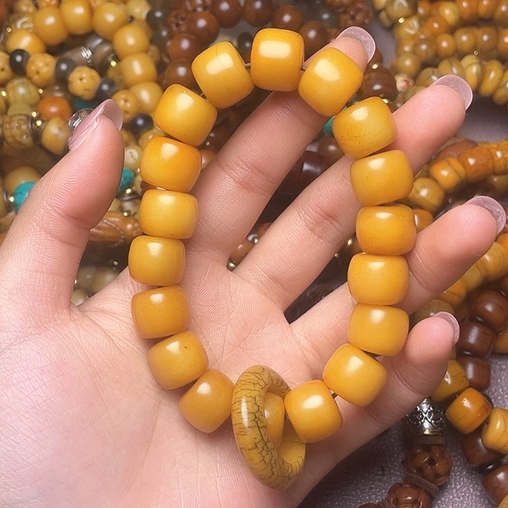 牛骨手串/手链←****的牦牛骨手串