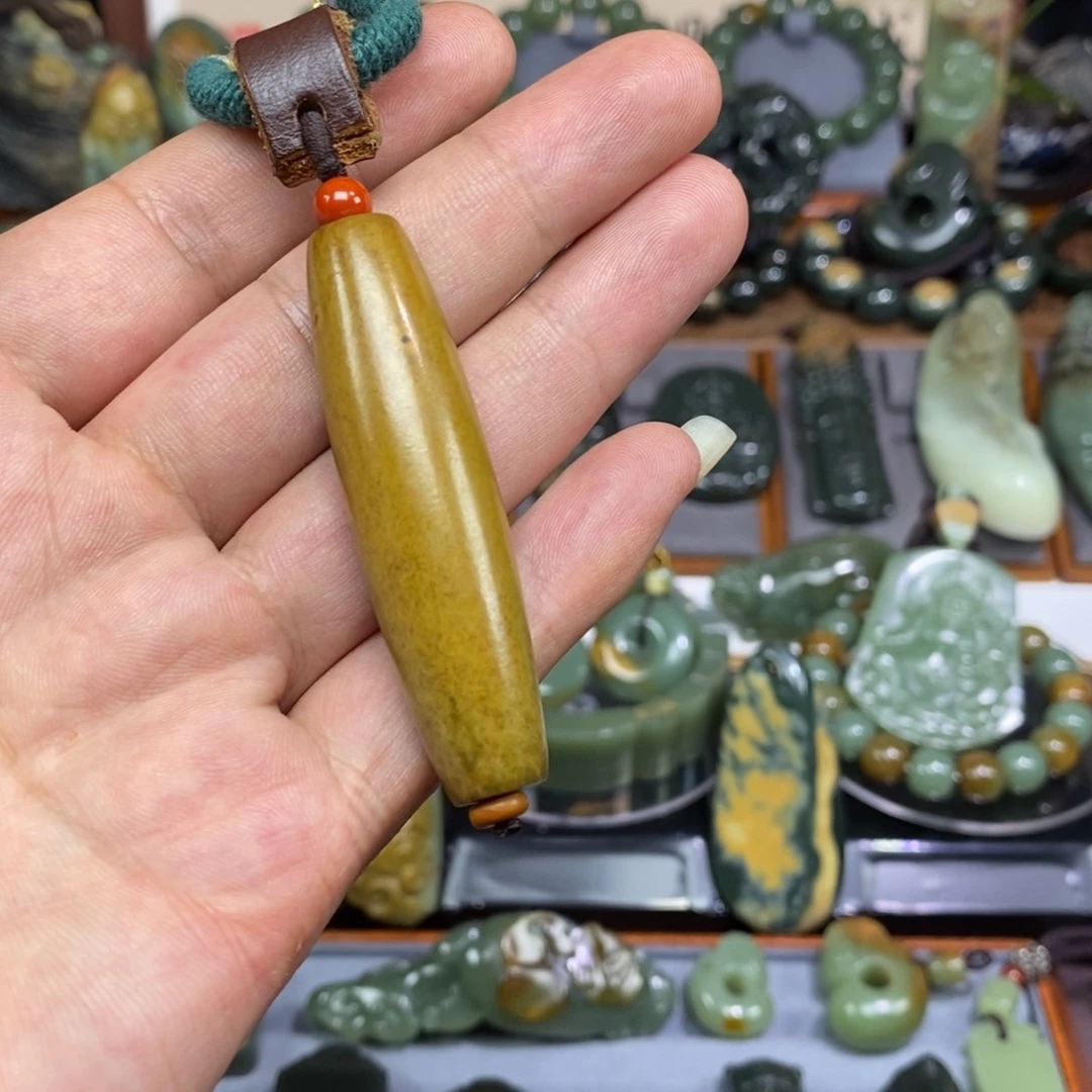 岫岩河磨玉（透闪石质玉）未镶嵌挂件