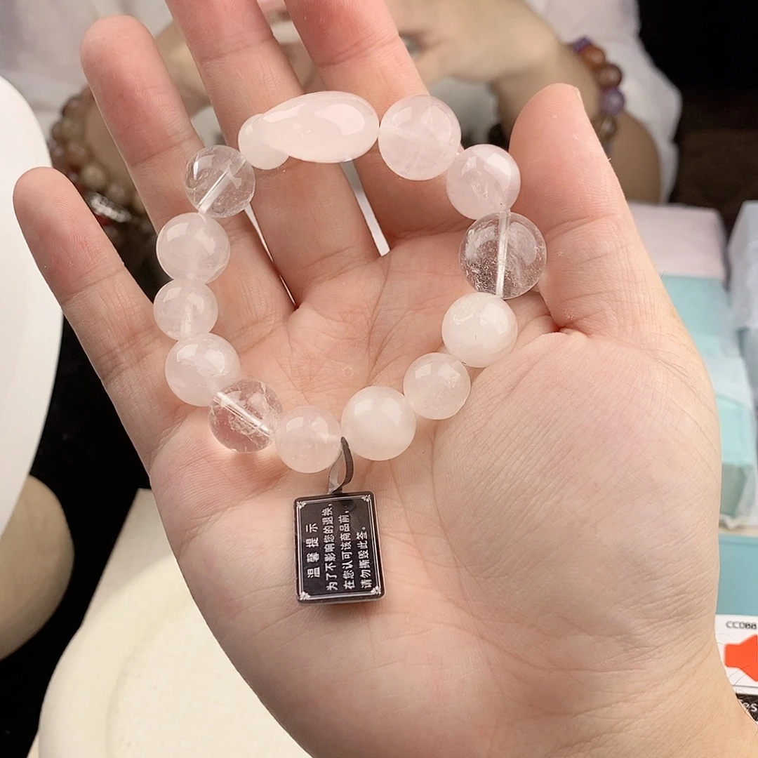 水晶银S925镀金镶嵌手链