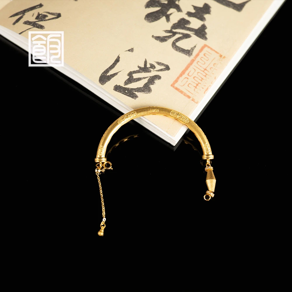 【奇迹】饭饭珠宝 18k半镯手链 （天然珠宝多样性发）