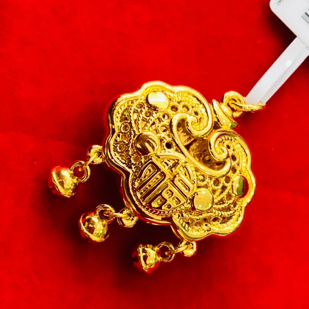 【木木专享】足金999饰品 铃铛锁包 ZP 3.45