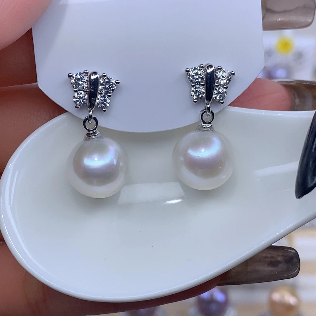 淡水珍珠耳饰未镶嵌F