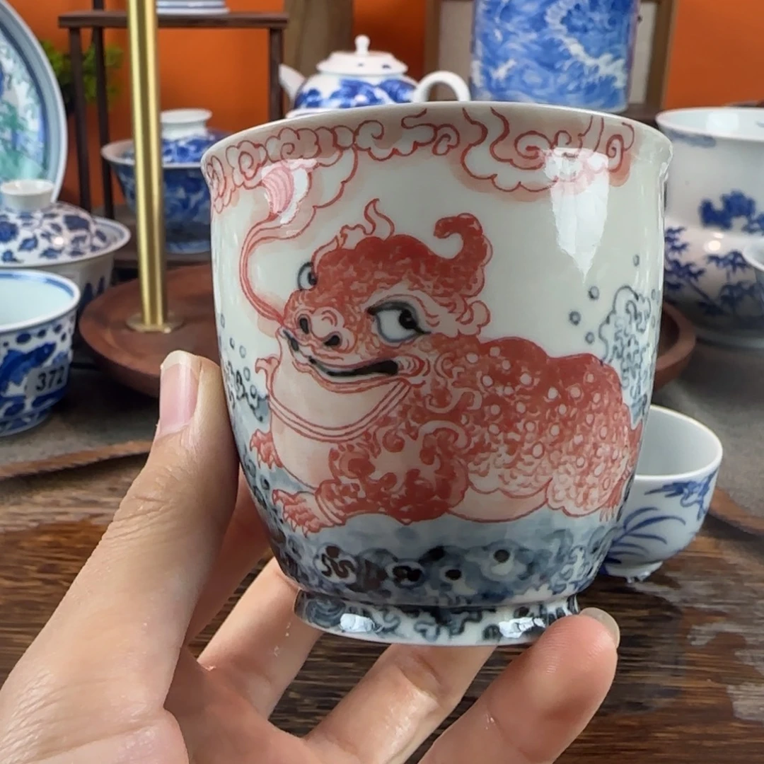 瓷片景德镇手绘青花茶器171