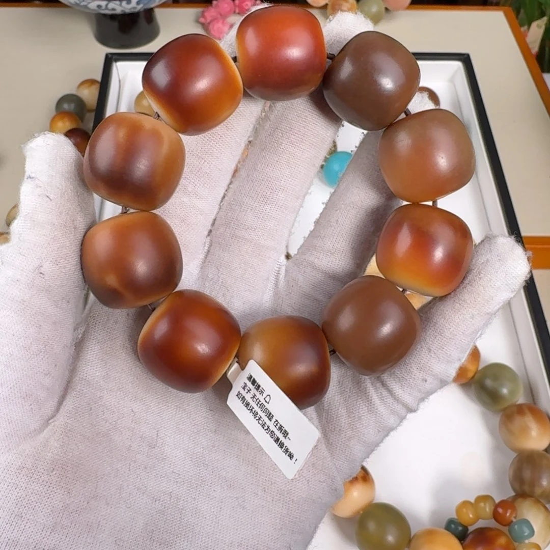 白玉菩提吊坠福利手捻不退换