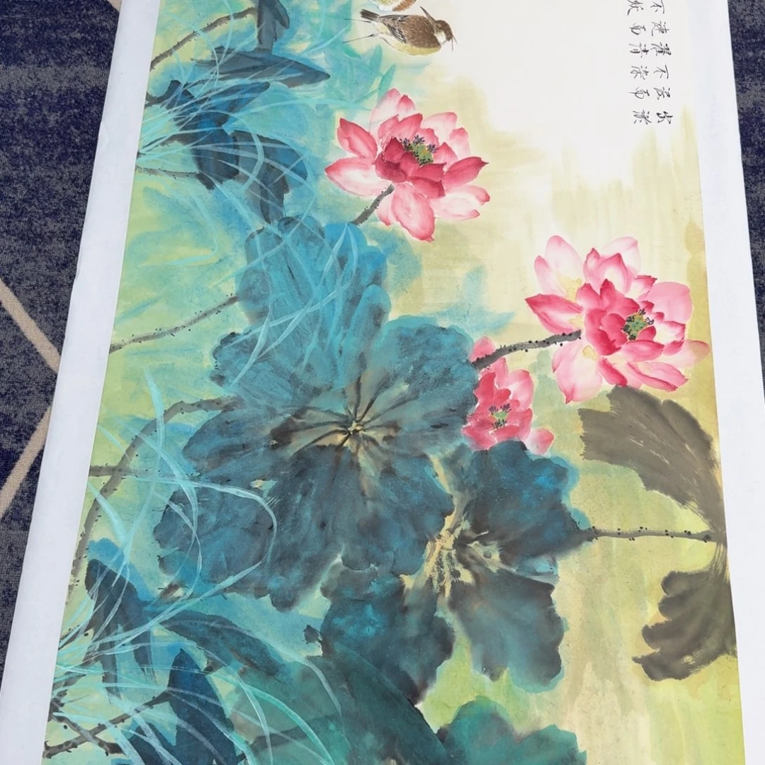 国画国画作品山水花鸟