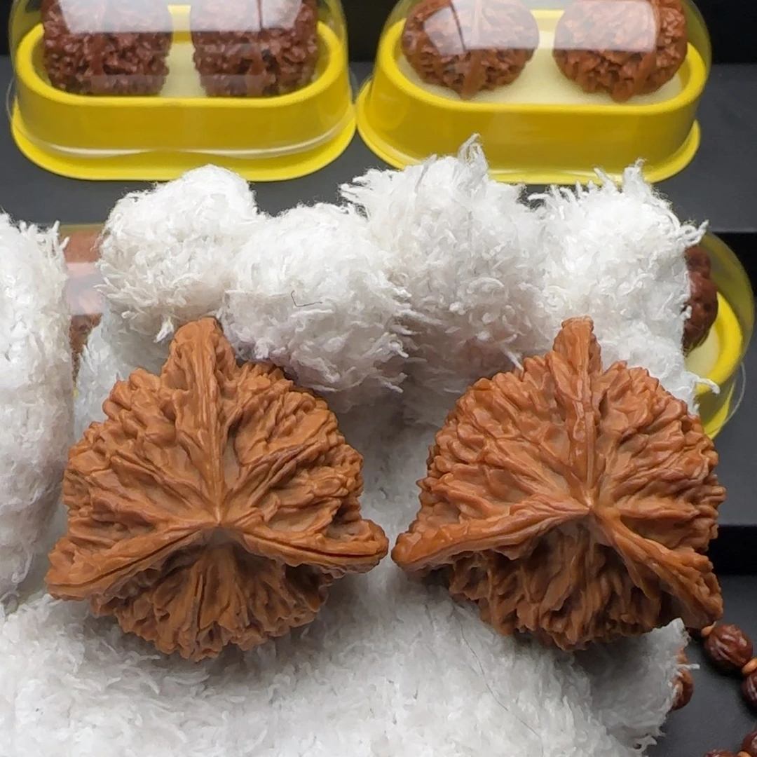 把件文玩核桃盘龙纹奔货头43