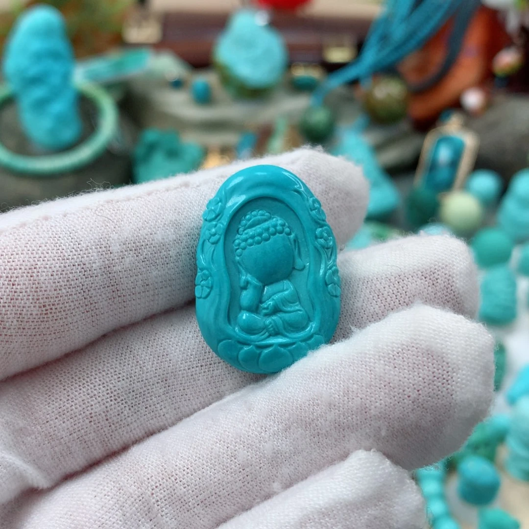 绿松石珠宝奇石未镶嵌