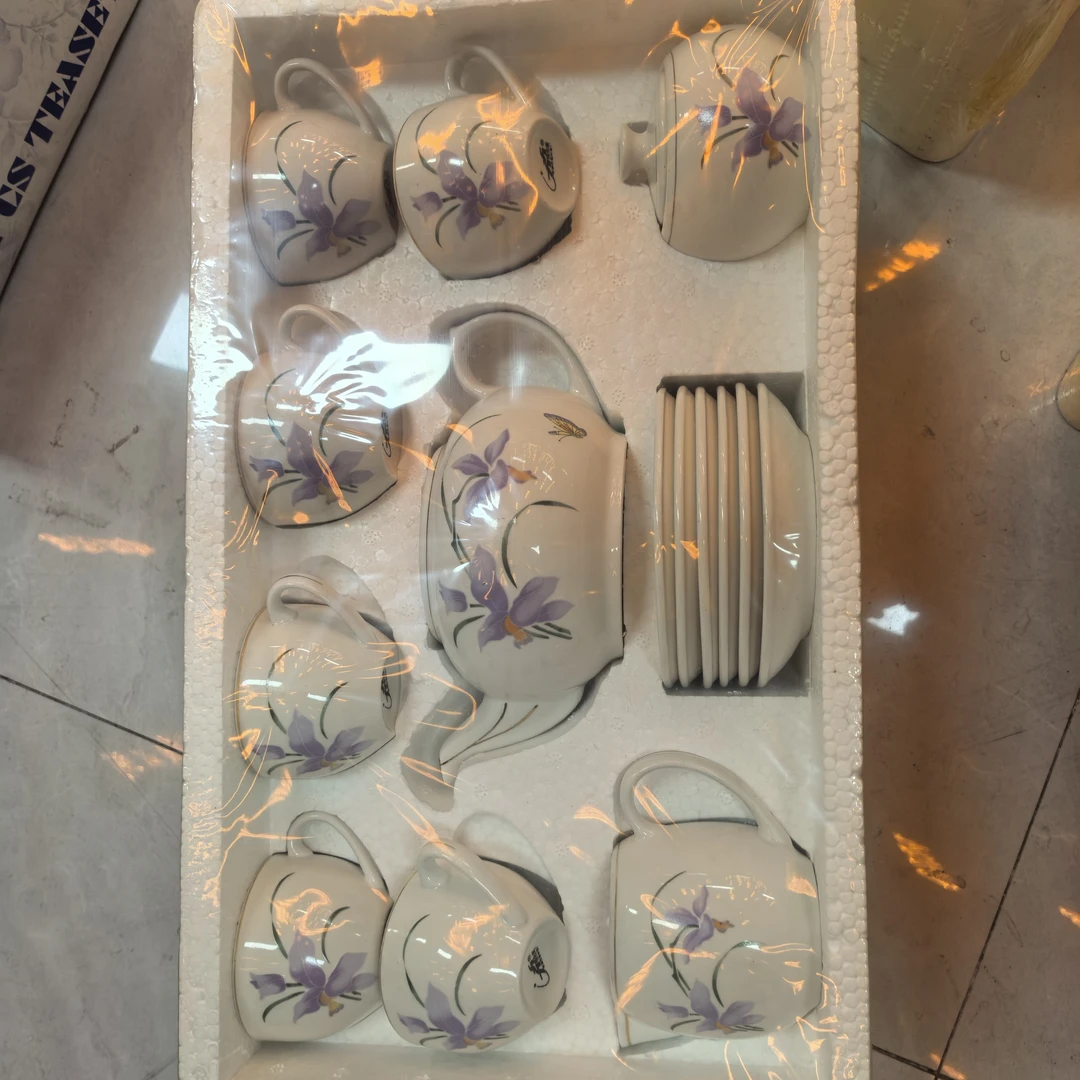 国营四厂强化瓷茶具一套15头