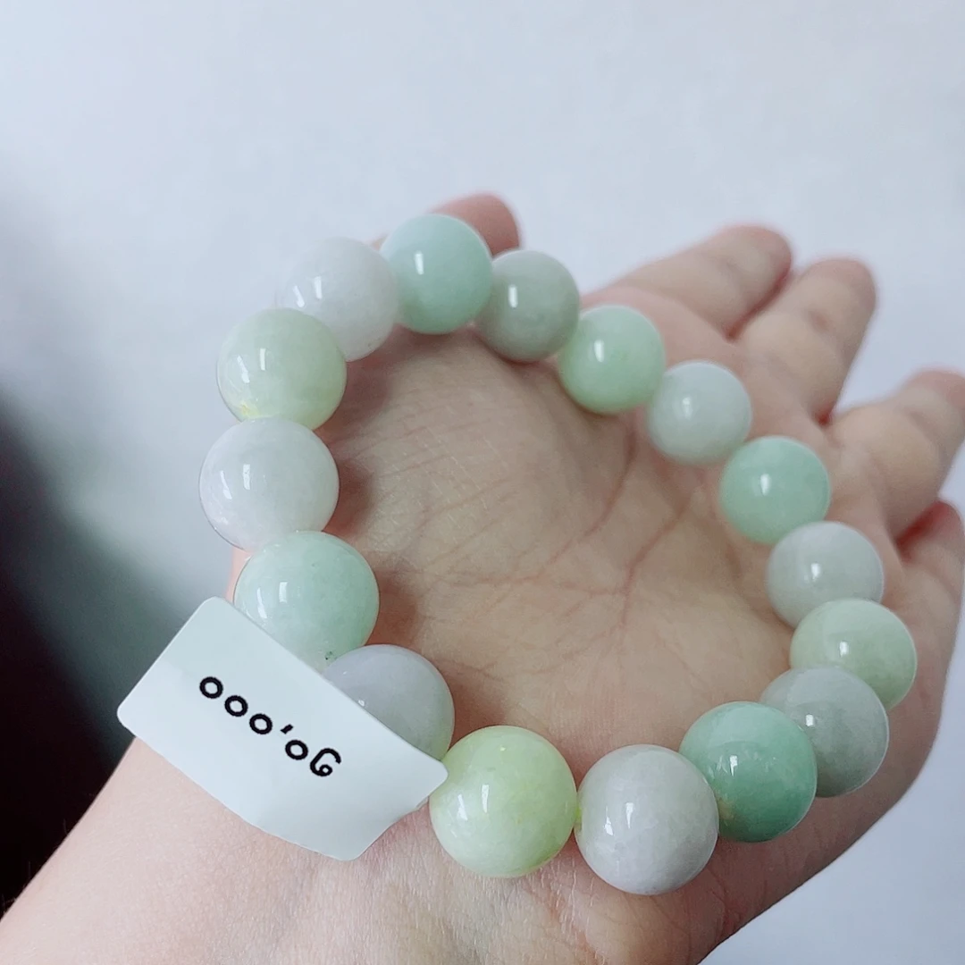 未镶嵌定制翡翠珠串