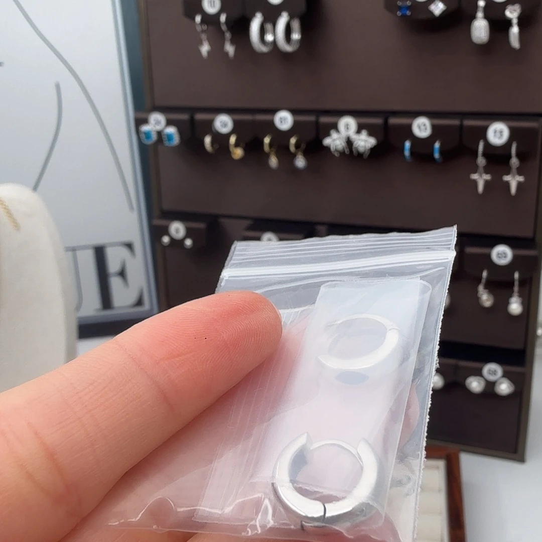 羽毛925银925通体纯银耳饰