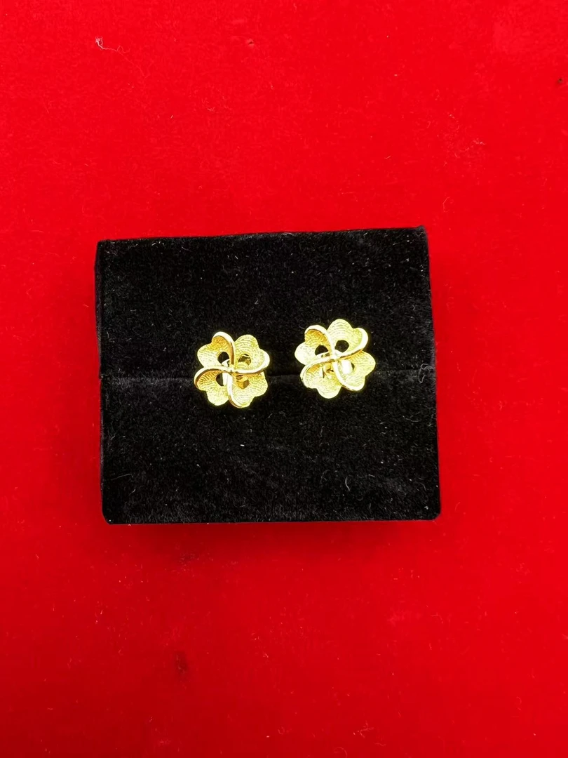 铜合金耳饰 A294 花朵耳饰 多样性发货