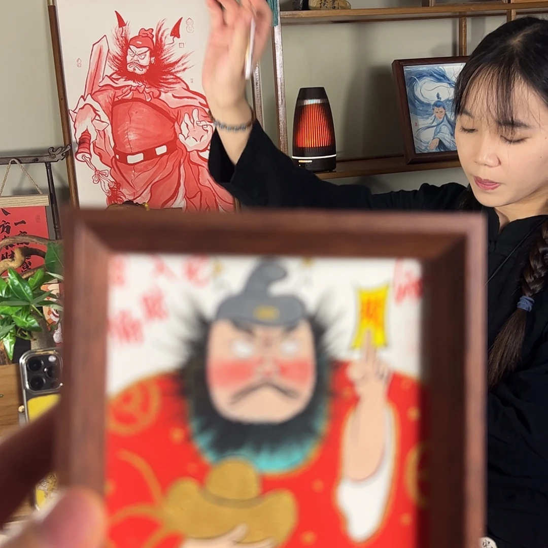 ！***纯手绘钟馗文创画