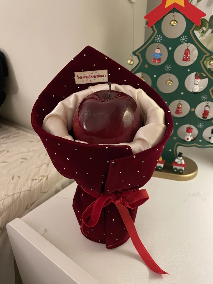 圣诞礼物平安果花束高档平安夜水果装礼花束diy圣诞礼品
