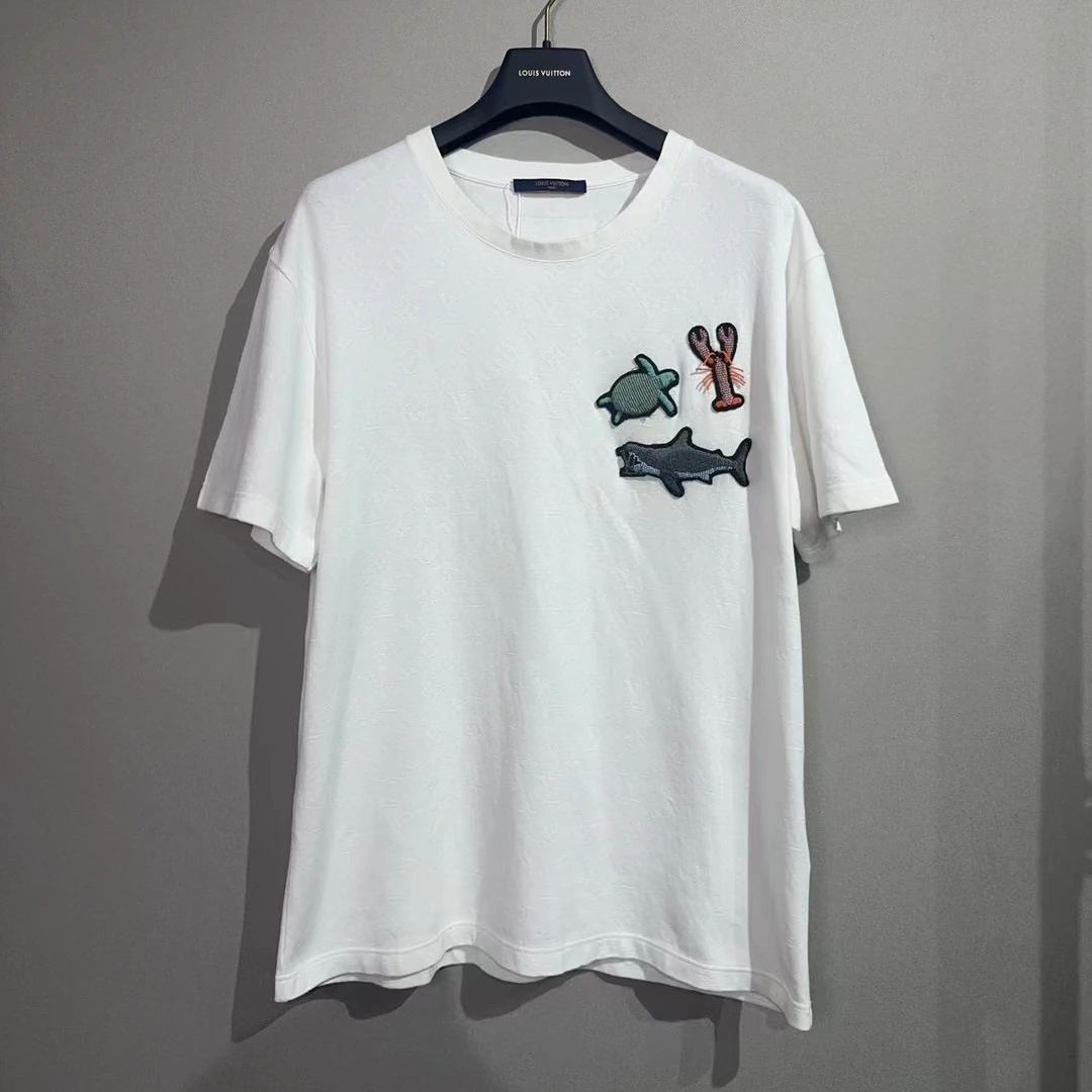 99新 LouisVuitton/路易威登 海洋串珠短袖/尺码:L /已鉴定洗护