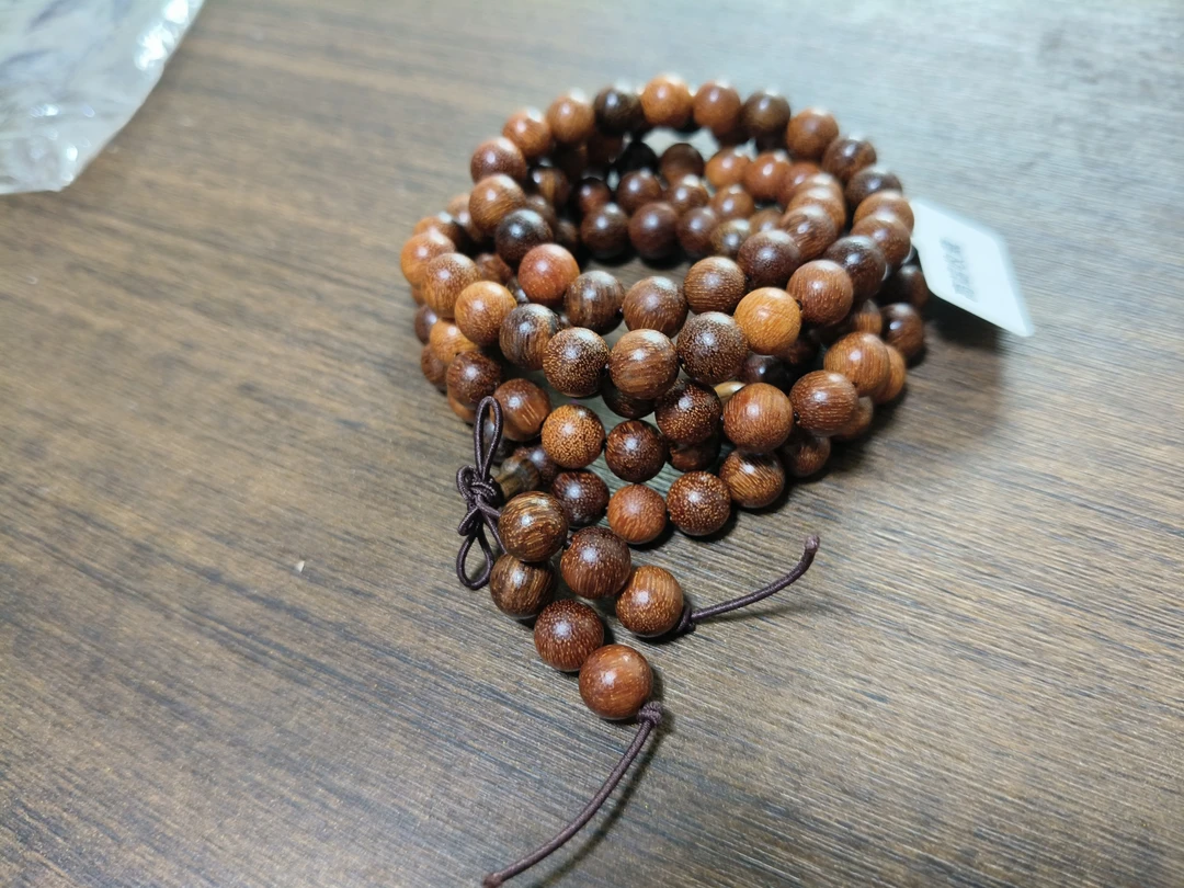 增香沉香木252成品文玩手串