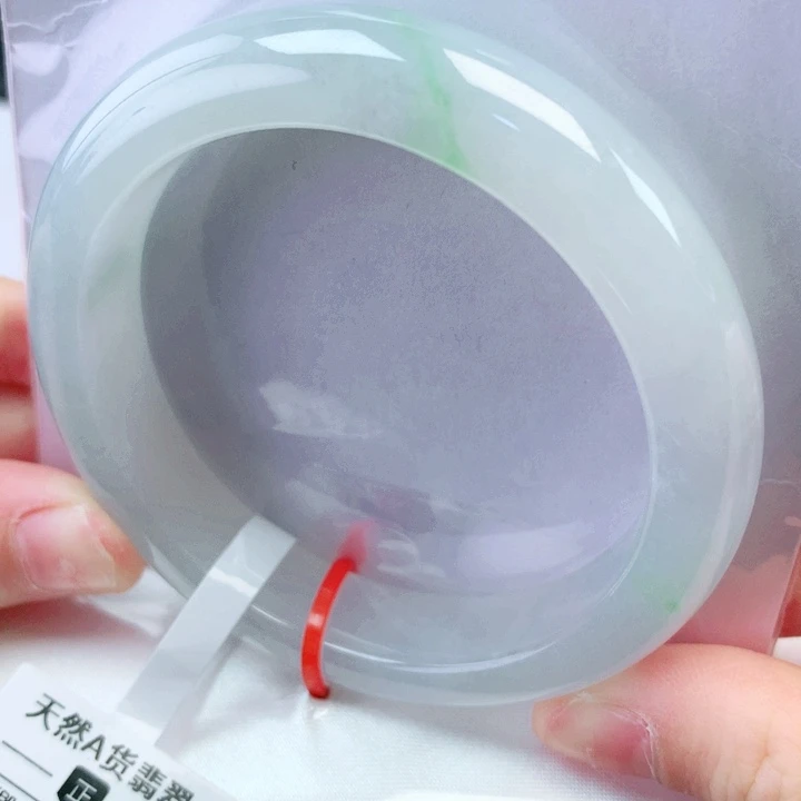 翡翠未镶嵌手镯53圈