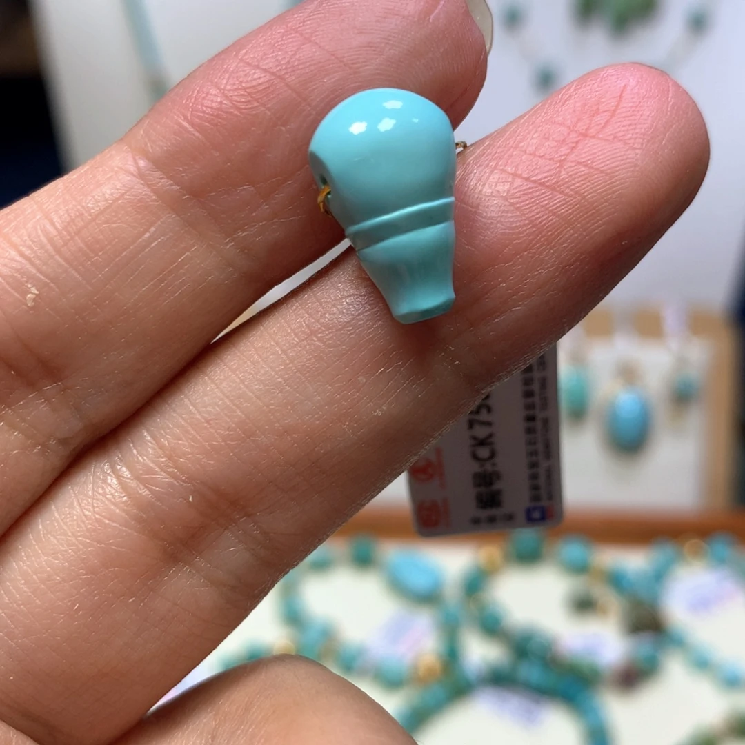 未镶嵌绿松石三通
