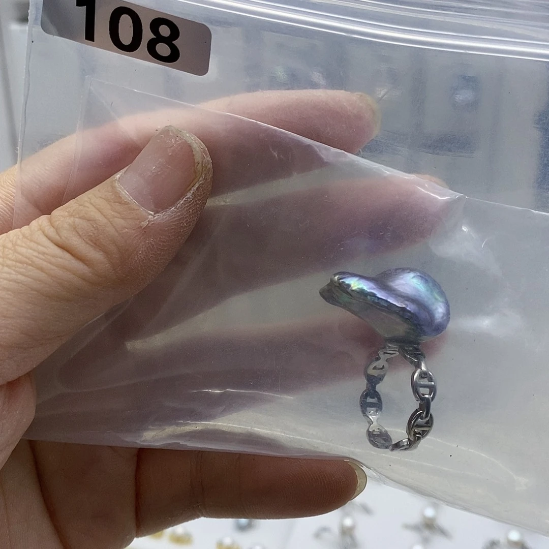 颈饰合金淡水珍珠
