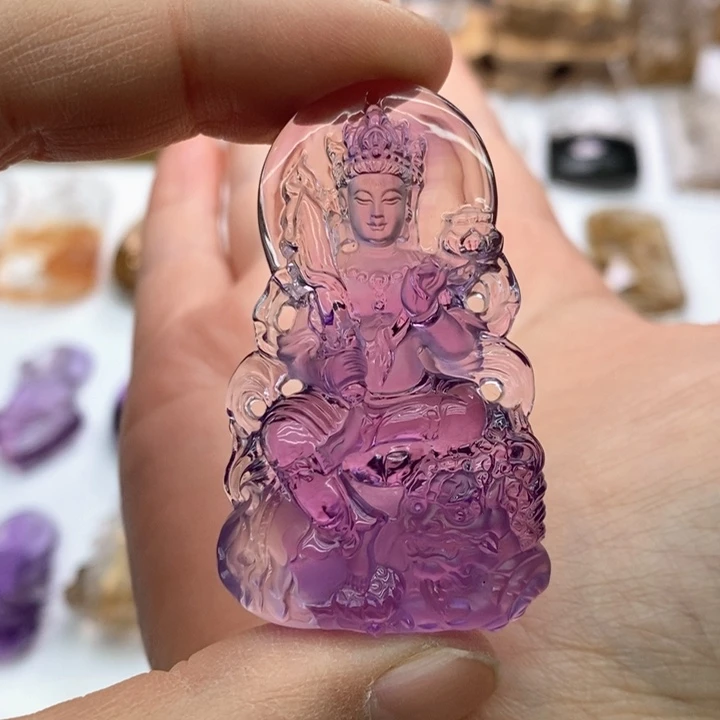 水晶颈饰未镶嵌努*中定制