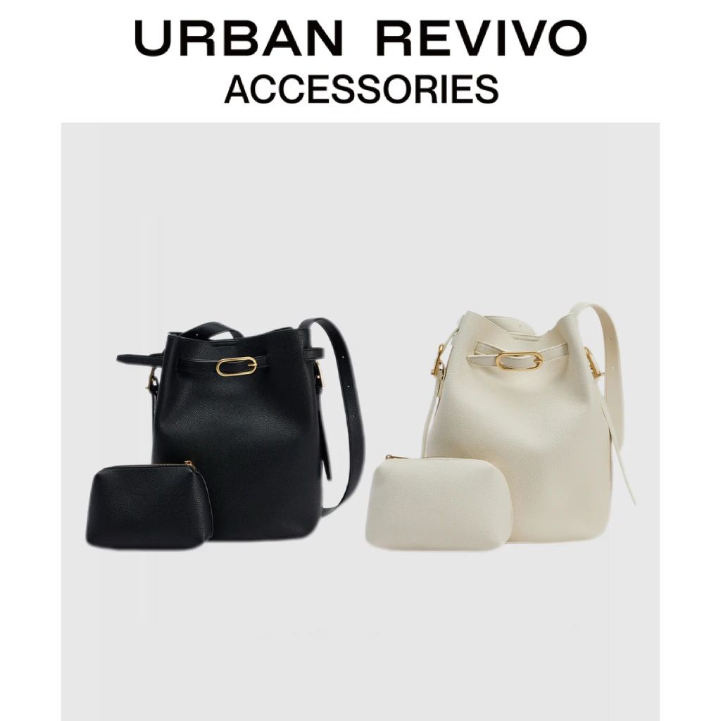 URBAN REVIVO2025夏季新款女大容量通勤单肩斜挎包UAWB50119
