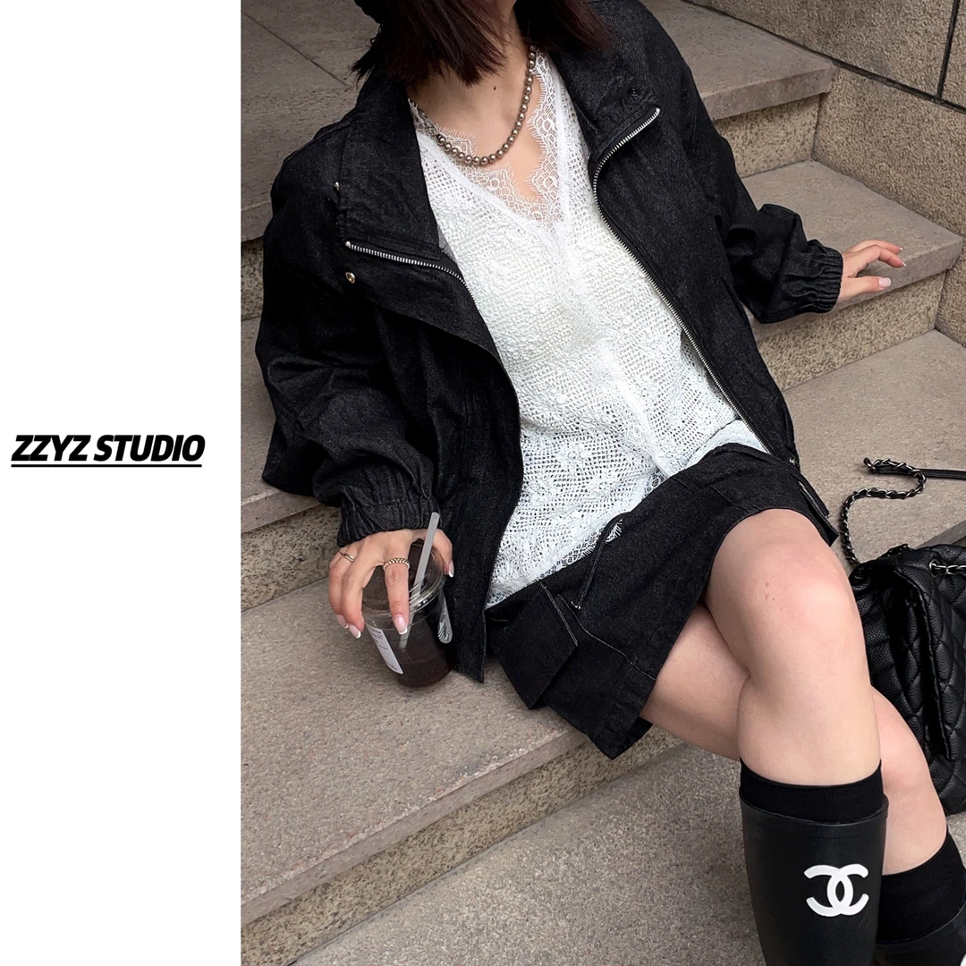 【ZZYZ】“柔雾沁梦”重工钩花蕾丝V领背心洋气显瘦无袖上衣 33072