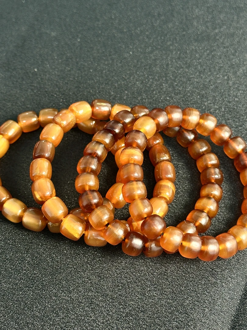 收藏品D 精品货头毕业级桶珠透体满血手串