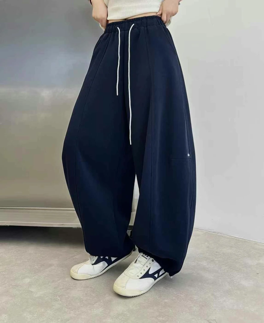 【琦琦】25款松弛感抽绳卫裤