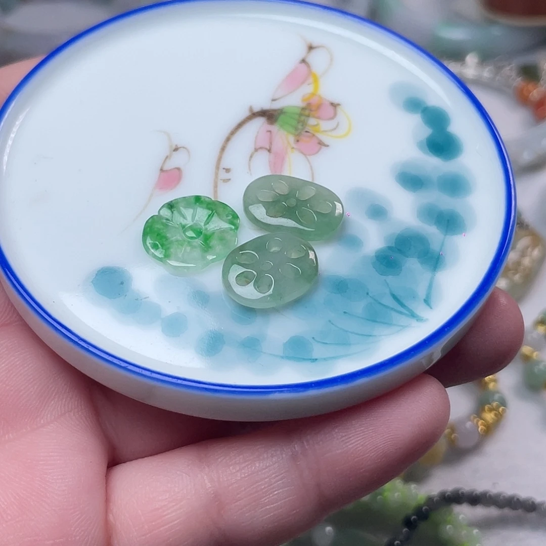 翡翠未镶嵌手链小件