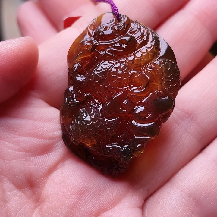 琥珀未镶嵌裸石抚顺琥珀-51