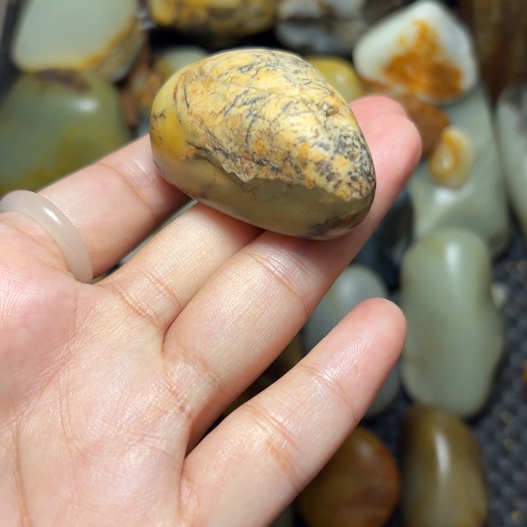 和田玉未镶嵌挂件36